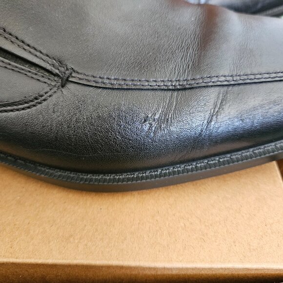 ECCO Men's Black Leather Slip-On Dress Shoes- Size 45 (US 11) - Picture 10 of 10